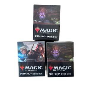 Ultra PRO Magic The Gathering PRO-100+ Deck Boxes Set Of 3 100 Card Standard